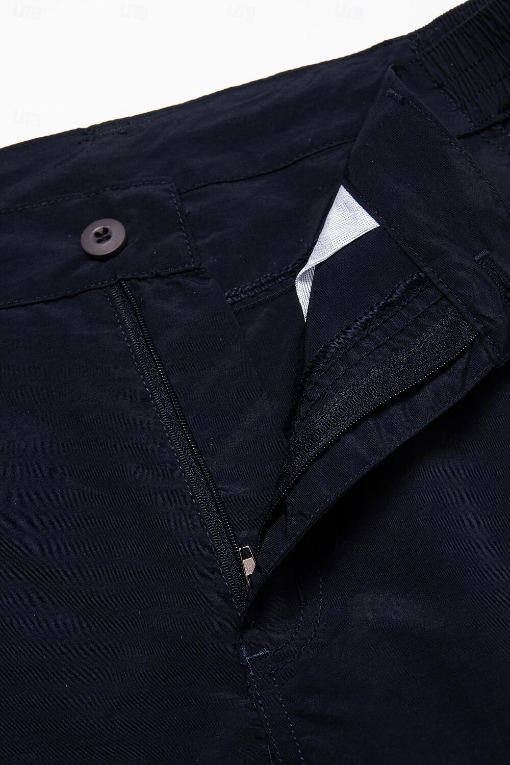 Men's Cargo Pants Cargo Trousers Hiking Pants Embroidered Elastic Waist Solid Color Breathable Quick Dry Work Streetwear Stylish Casual Black Army Green