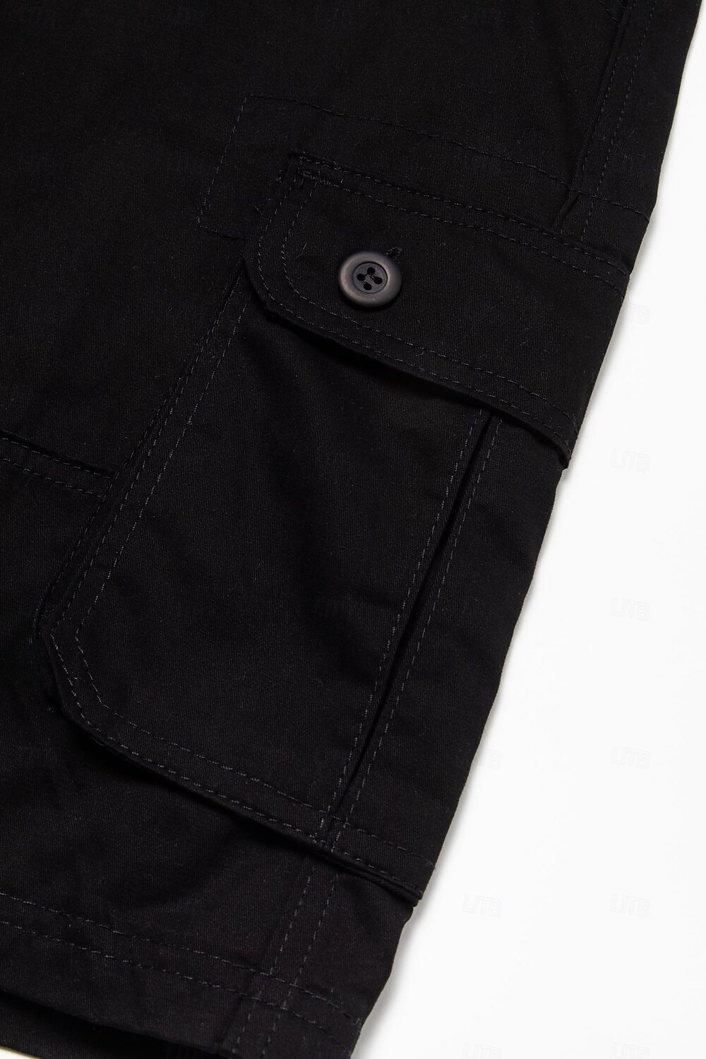 Men's Cargo Shorts Shorts Hiking Shorts Multi Pocket Plain Wearable Knee Length Outdoor Casual Daily 100% Cotton Sports Fashion Black Yellow