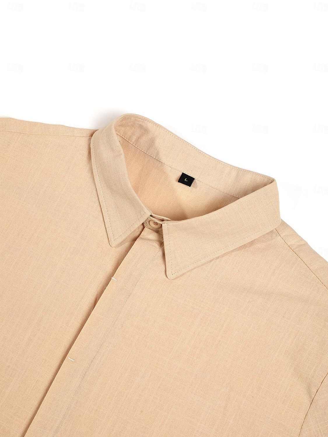 Men's Shirt Linen Shirt Summer Shirt Casual Shirt Beach Shirt Button Down Shirt Plain Casual Daily Black White Pink Blue Short Sleeve Collar Summer Clothing Apparel