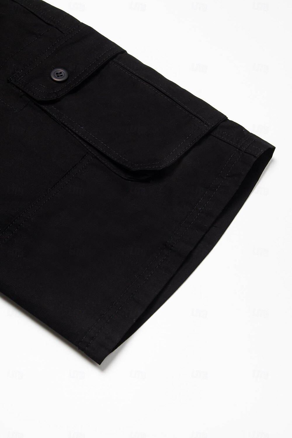 Men's Cargo Shorts Shorts Hiking Shorts Multi Pocket Plain Wearable Knee Length Outdoor Casual Daily 100% Cotton Sports Fashion Black Yellow