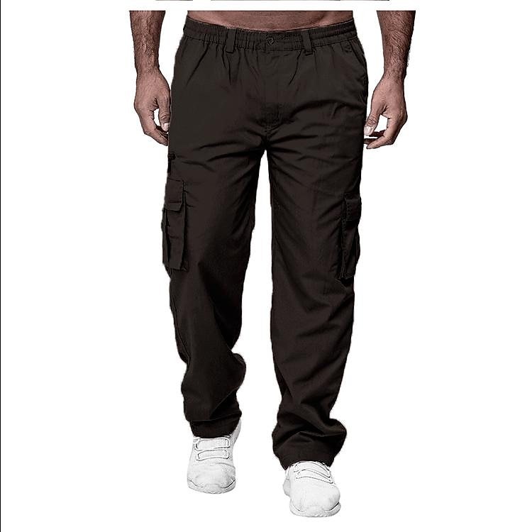 Mens Fashion Cargo Pants Casual Loose Trousers Multi-Pocket Outdoor Work Pants Jogger Athletic Sweatpants Navy