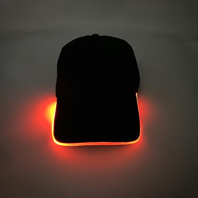 Led Luminous Hat Luminous Baseball Cap Outdoor Sun Visor Sunscreen Cap Luminous Cap