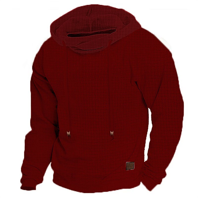 Men's Hoodie Black White Army Green Red Navy Blue Hooded Plain Sports & Outdoor Daily Sports Designer Basic Casual Spring &  Fall Clothing Apparel Hoodies Sweatshirts  Long Sleeve