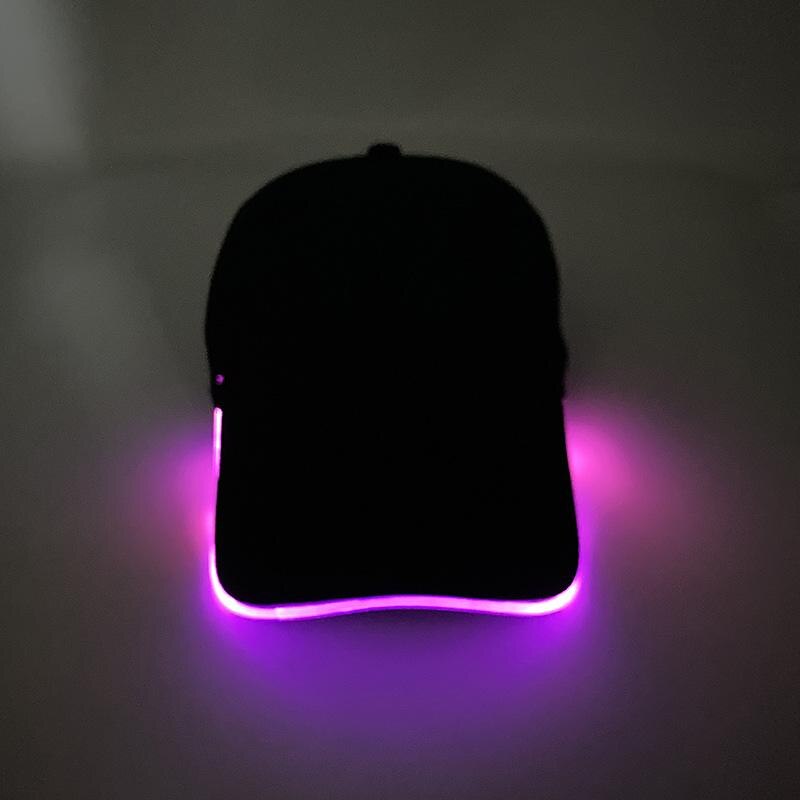 Led Luminous Hat Luminous Baseball Cap Outdoor Sun Visor Sunscreen Cap Luminous Cap