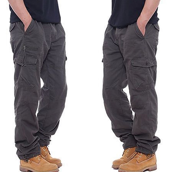 Men's Cargo Pants Hiking Pants Trousers Military Summer Outdoor Ripstop Breathable Quick Dry Zipper Pocket Pants / Trousers Bottoms ArmyGreen Army Yellow Cotton Hunting Fishing Climbing M L XL XXL