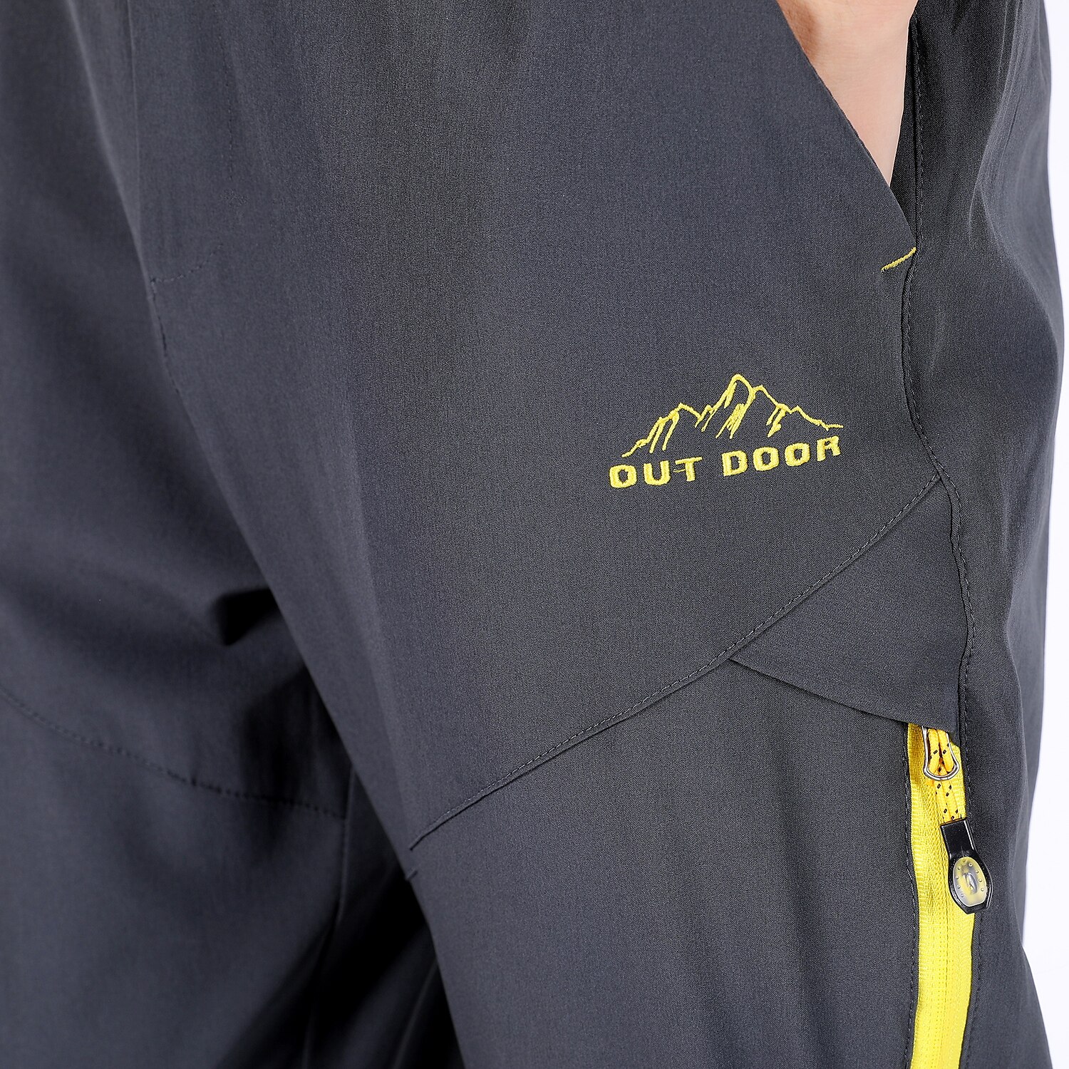 Men's Convertible Pants / Zip Off Outdoor Fishing Travel Hiking Cargo Work Safari Pants Trousers Summer Waterproof Quick Dry Lightweight Breathable Elastane Zipper Pocket Elastic Waist Bottoms