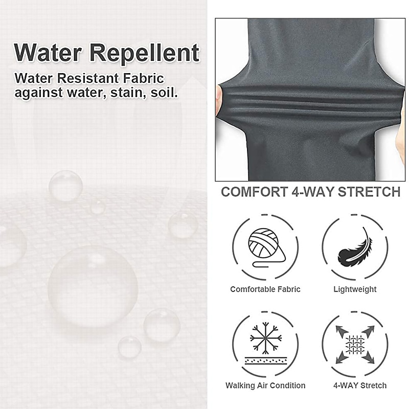 Men's Convertible Pants / Zip Off Outdoor Fishing Travel Hiking Cargo Work Safari Pants Trousers Summer Waterproof Quick Dry Lightweight Breathable Elastane Zipper Pocket Elastic Waist Bottoms