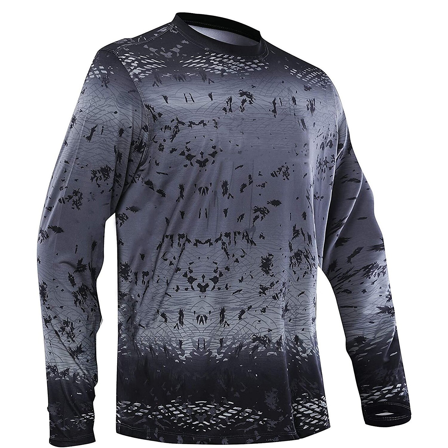 Men's Fishing Shirt Outdoor Long Sleeve UPF50+ UV Protection Breathable Quick Dry Lightweight Top Summer Spring Outdoor Fishing Yellow / Black Dark Gray Green Black