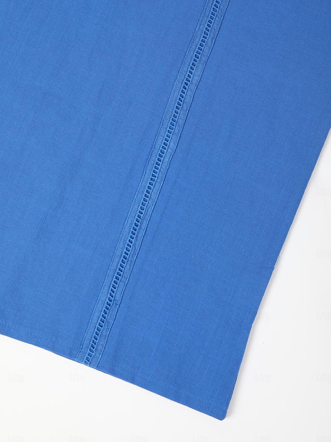 Men's Shirt Linen Shirt Guayabera Shirt Popover Shirt Summer Shirt Beach Shirt White Navy Blue Blue Short Sleeve Plain Collar Summer Casual Daily Clothing Apparel