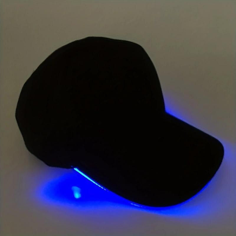Led Luminous Hat Luminous Baseball Cap Outdoor Sun Visor Sunscreen Cap Luminous Cap
