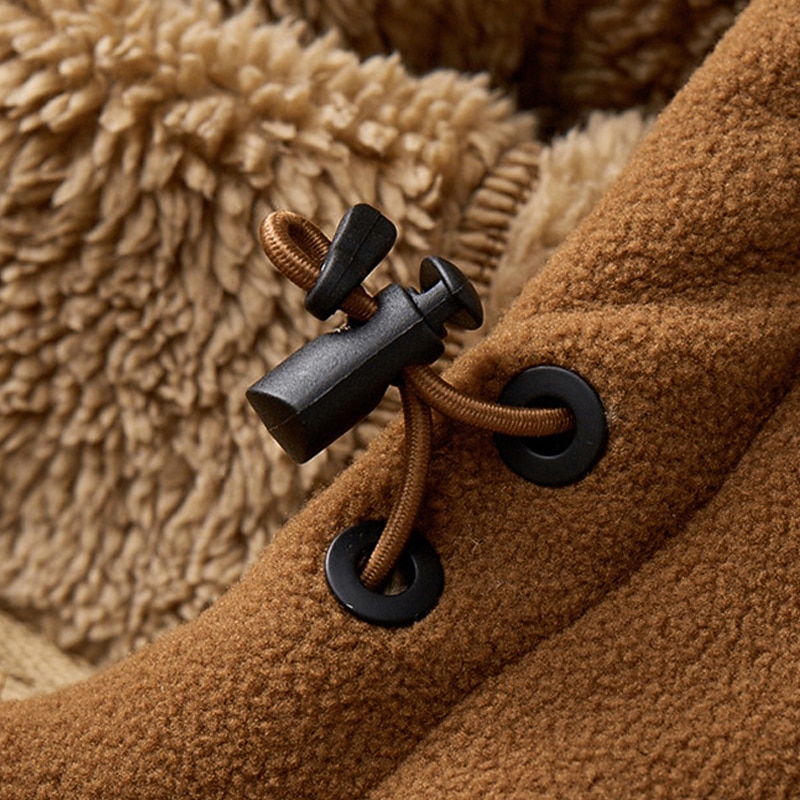 Men's Hoodie Full Zip Hoodie Zip Hoodie Sweatshirt Zip Up Hoodies Sherpa Fleece Hoodie Blue Black Army Green Brown Hooded Plain Zip Up Pocket Sports & Outdoor Daily Holiday Polyester Streetwear Basic