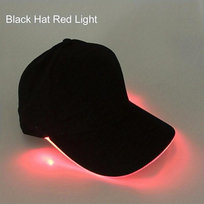 Led Luminous Hat Luminous Baseball Cap Outdoor Sun Visor Sunscreen Cap Luminous Cap