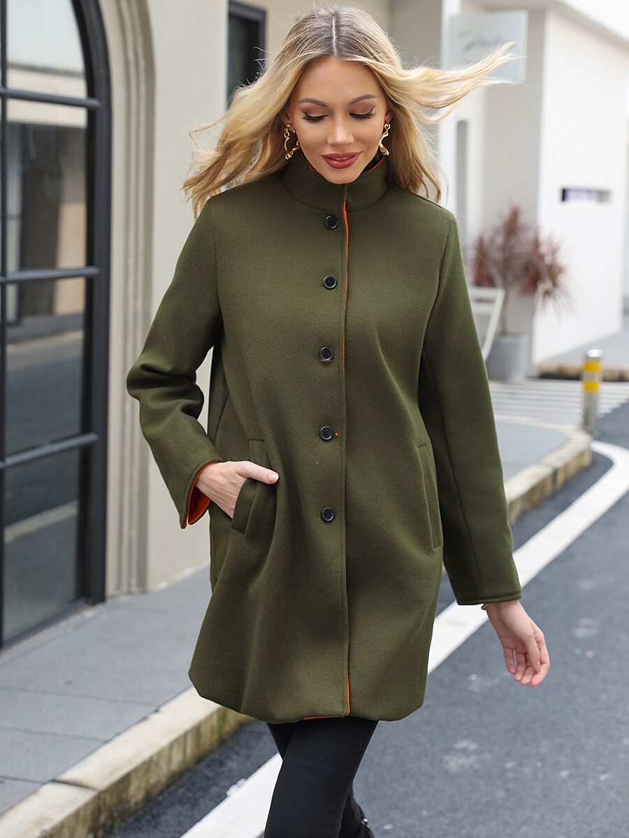 Shepicker Women's Long Overcoat Winter Coat