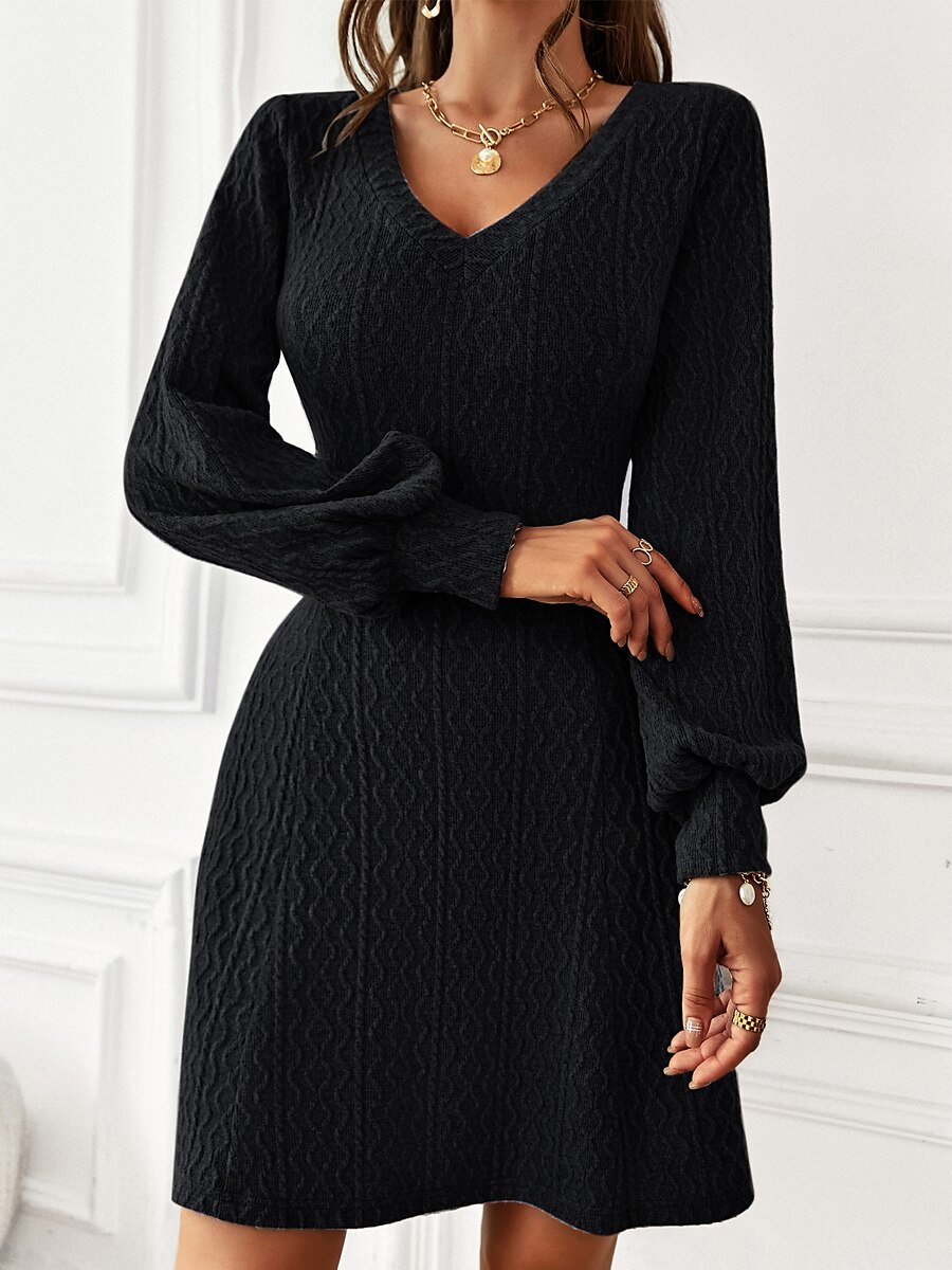 Shepicker Women's Casual Sweater Dress