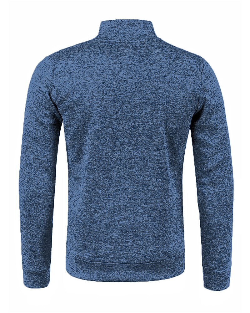 Men's Casual Jacket Sweater Coat Vacation Daily Warm Pocket Fall Winter Plain Fashion Classic Stand Collar Regular Black Navy Blue Blue Gray Jacket