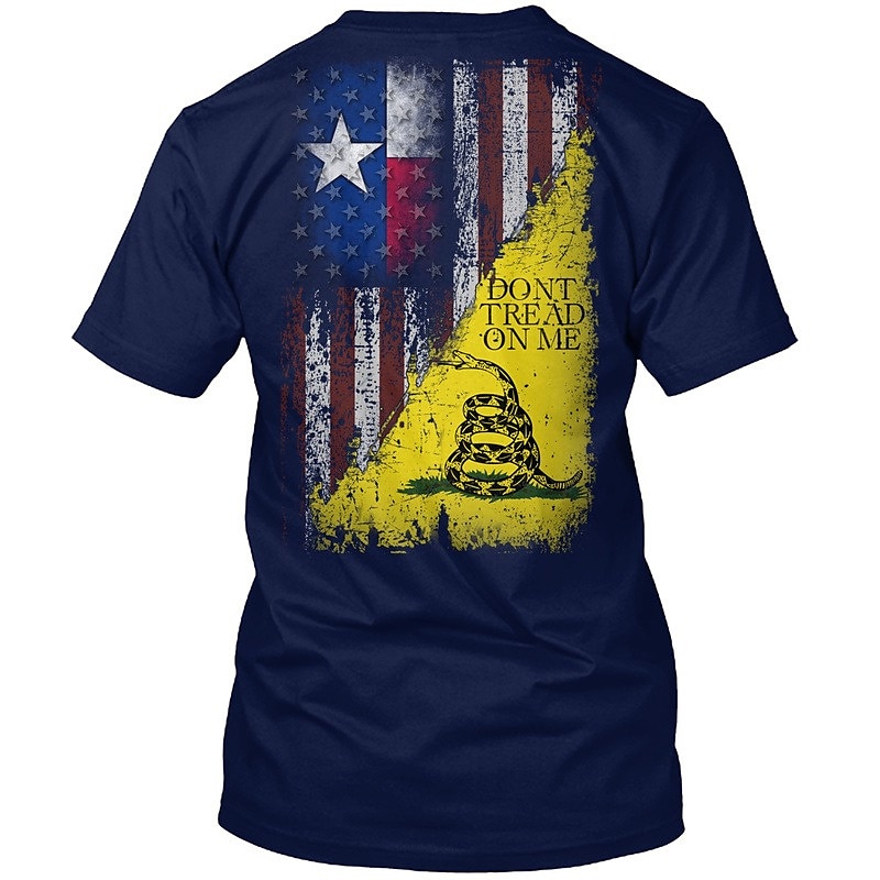 Gadsden Flag Dont Tread On Me T-Shirt Graphic Tee
