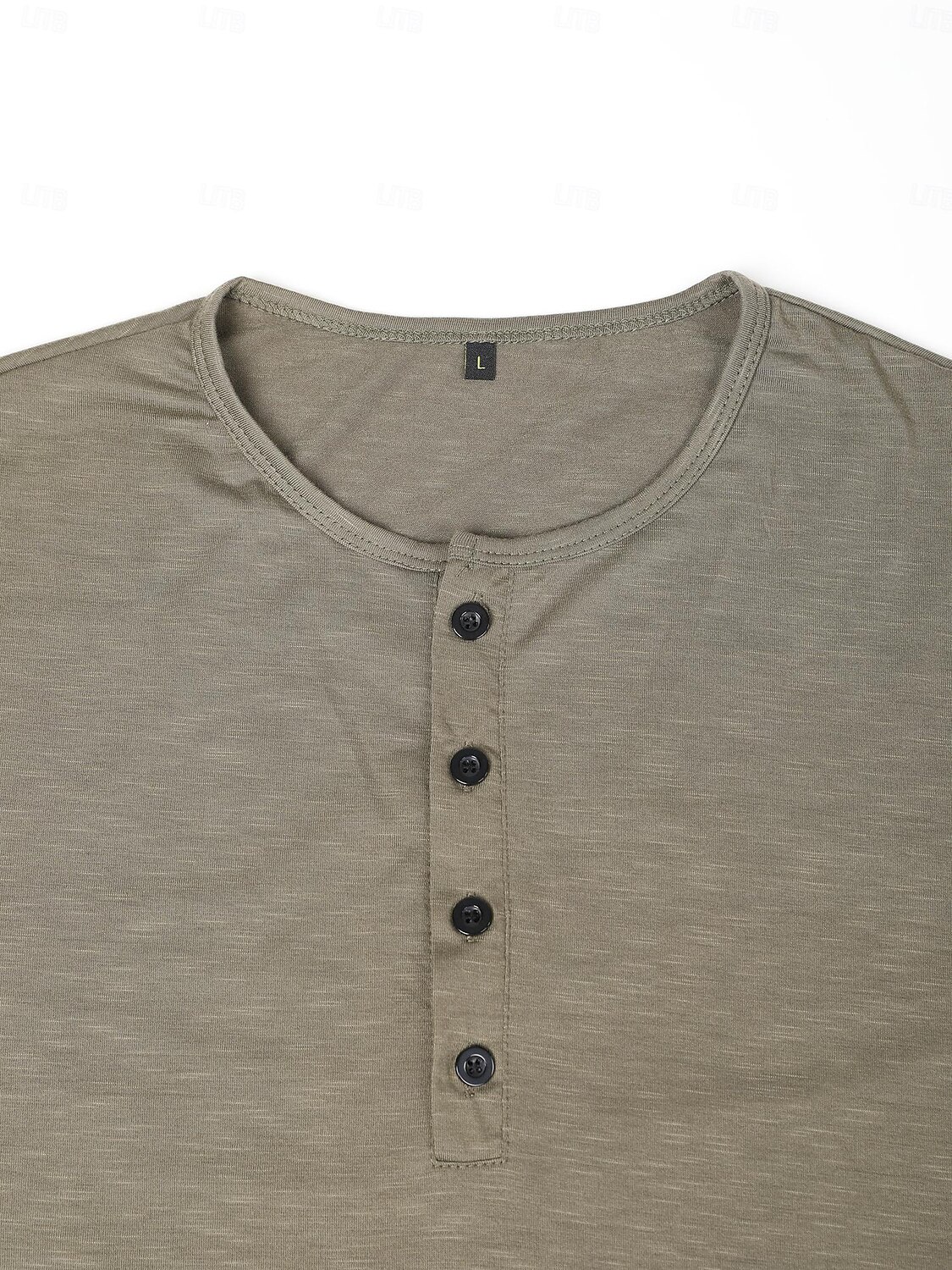 Men's T shirt Tee Henley Shirt Tee Top Plain Henley Street Vacation Short Sleeves Button Clothing Apparel Designer Basic Modern Contemporary