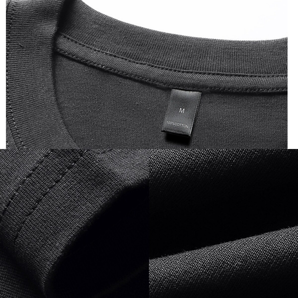 100% Cotton Men's T Shirt Tee Top Short Sleeve Short Sleeves Crew Neck Summer Solid Color Plain Fashion Basic Casual Plain Vacation Casual Casual Daily Navy Black White Top Tee for Men