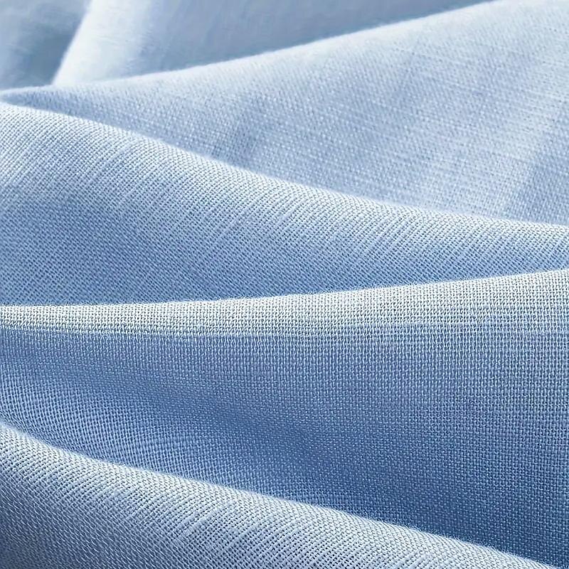 Men's Shirt Linen Shirt Cotton Linen Shirt White Cotton Shirt Button Up Shirt Summer Shirt Black White Wine Long Sleeve Plain Lapel Spring &  Fall Hawaiian Holiday Clothing Apparel