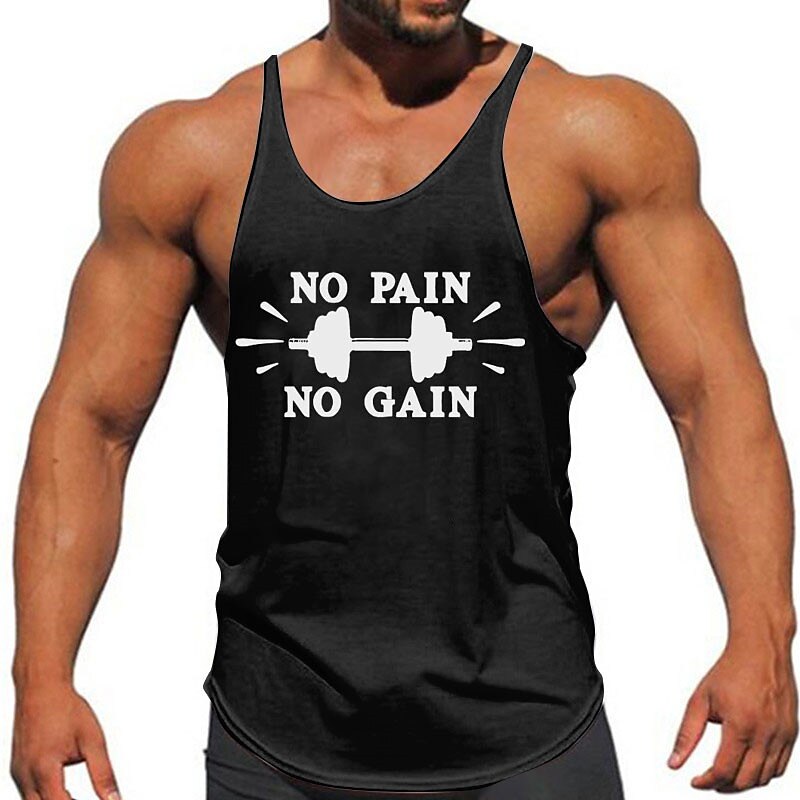  Men's Sports Daily Outdoor Designer 3D Printing Gym Sleeveless Crew Neck Shirt Top Vest 