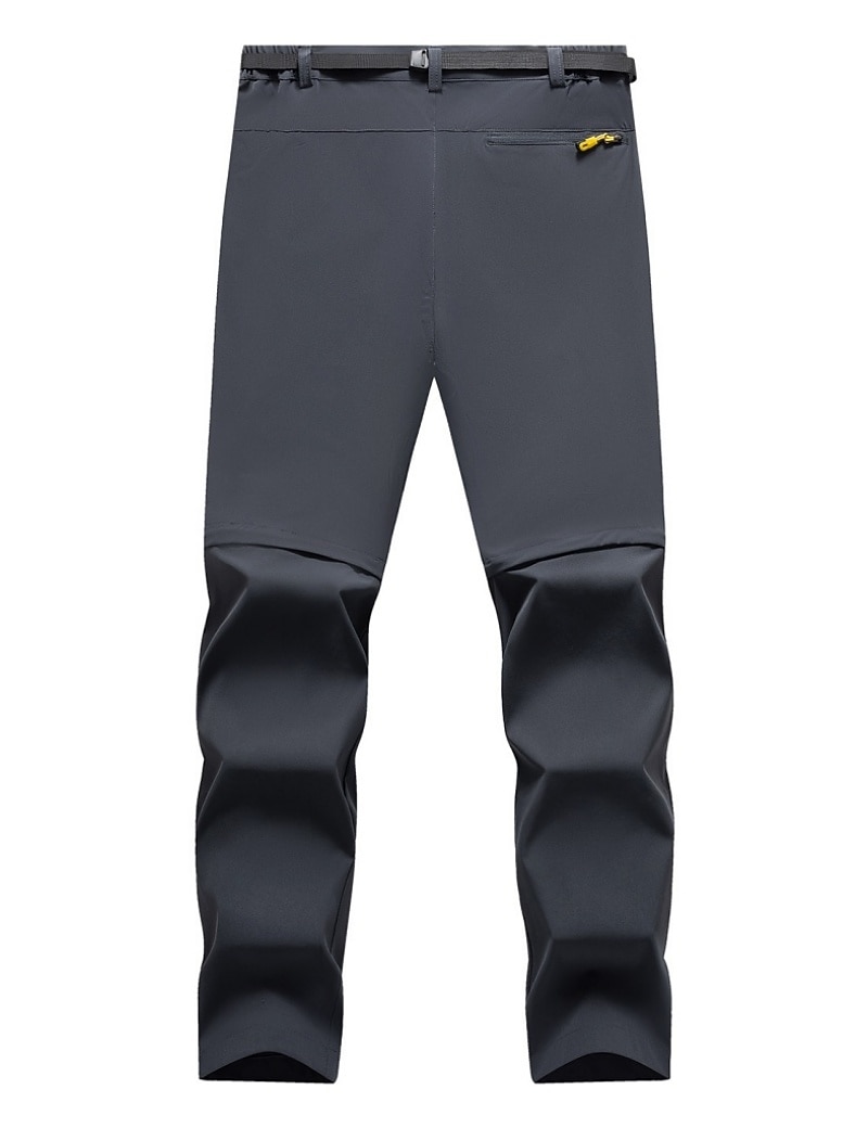 Men's Trousers Tactical Pants Casual Pants Hiking Pants Outdoor Pants Pocket Convertible Solid Color Waterproof Quick Dry Daily Outdoor Holiday Streetwear Stylish Khaki Black Inelastic