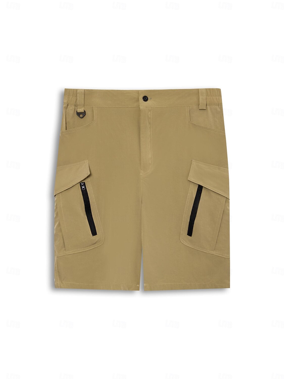 Men's Tactical Shorts Cargo Shorts Zipper Pocket Plain Waterproof Breathable Outdoor Daily Going out Fashion Casual Black Green