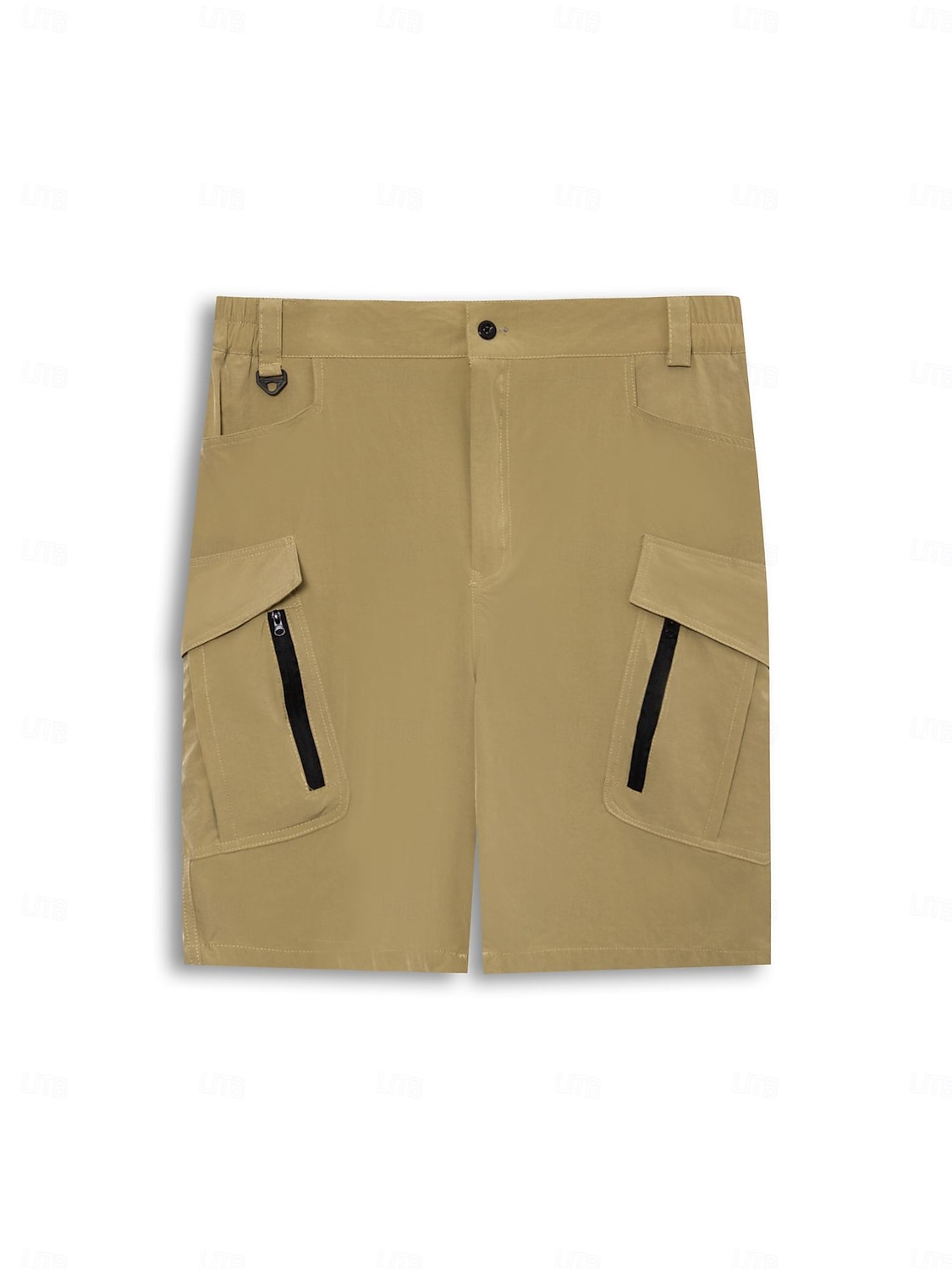 Men's Tactical Shorts Cargo Shorts Zipper Pocket Plain Waterproof Breathable Outdoor Daily Going out Fashion Casual Black Green