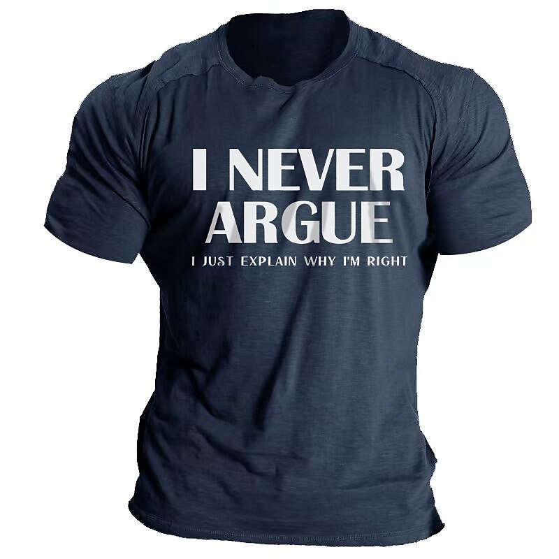 Men' s Cotton Blend Cross Prints Crew Casual Holiday Short Sleeve Print Apparel Vintage Fashion Classic Tee