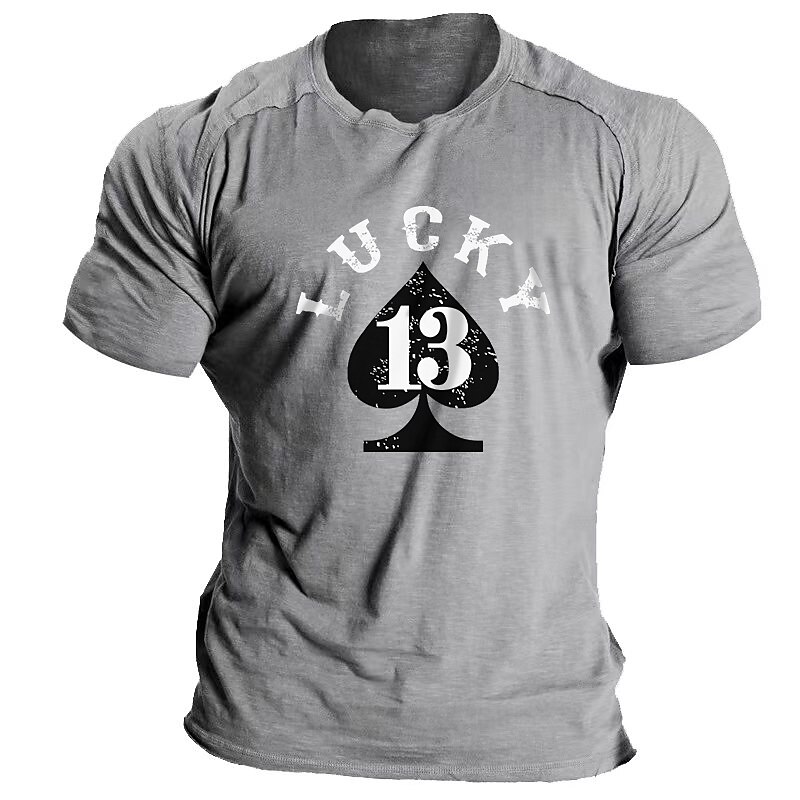 Men's Cotton Outdoor Casual Short Sleeve Print Apparel Sports Fashion Designer Novelty Clothing 