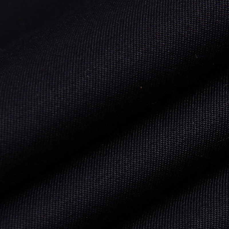 Men's Shirt Dress Shirt Light Blue Black White Long Sleeve Plain Lapel Summer Office & Career Wedding Party Clothing Apparel