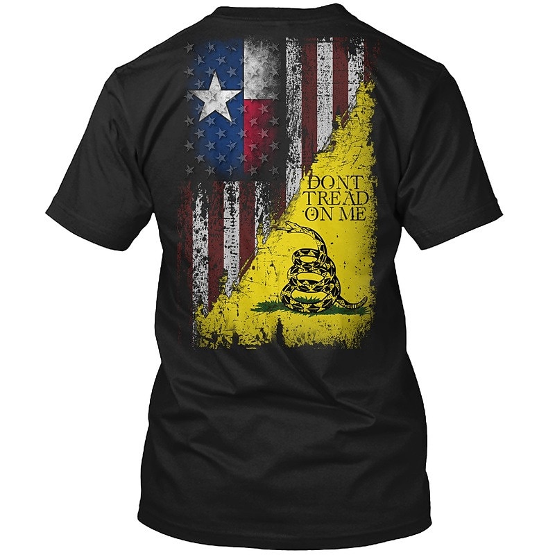 Gadsden Flag Dont Tread On Me T-Shirt Graphic Tee