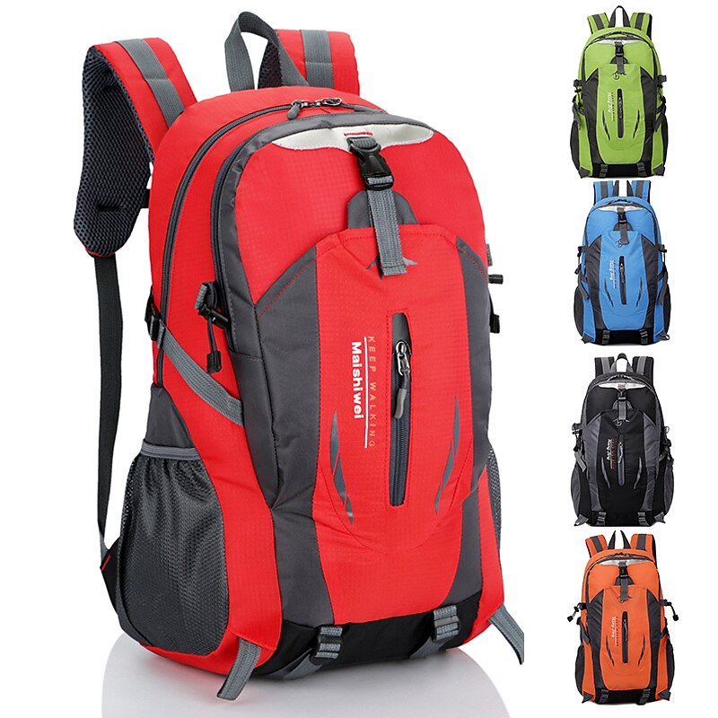 Outdoor Waterproof Nylon Backpack for Hiking, Travel, and School - Durable and Spacious for Students, Back to School
