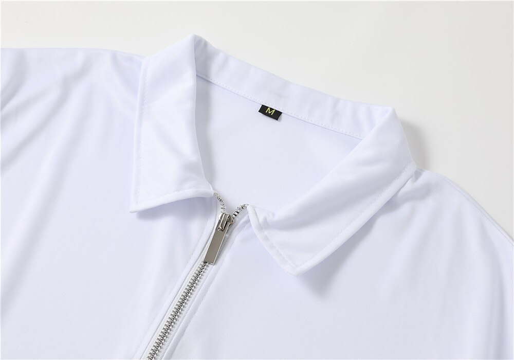 Men's Polo Shirt Quarter Zip Polo Casual Holiday Lapel Quarter Zip Short Sleeve Fashion Basic Plain Quarter Zip Summer Regular Fit Black White Burgundy Navy Blue Royal Blue Dark Green Polo Shirt