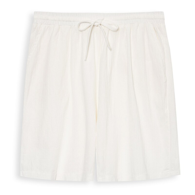 Men's Shorts Summer Shorts Beach Shorts Drawstring Plain Yoga Business Beach Hawaiian Casual Black White