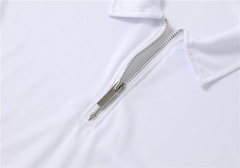 Men's Polo Shirt Quarter Zip Polo Casual Holiday Lapel Quarter Zip Short Sleeve Fashion Basic Plain Quarter Zip Summer Regular Fit Black White Burgundy Navy Blue Royal Blue Dark Green Polo Shirt