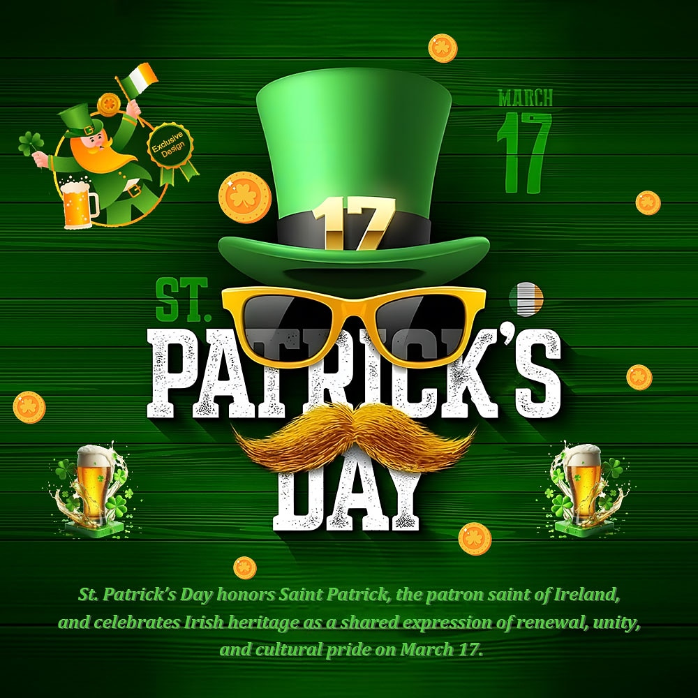 St. Patrick's Day Men's Four Leaf Clover Shamrock Celtic Art Shirt Button Up Shirt Long Sleeve Vintage Retro Holiday Spring Fall Turndown 3D Print Linen Like Shirt Green 1# Green