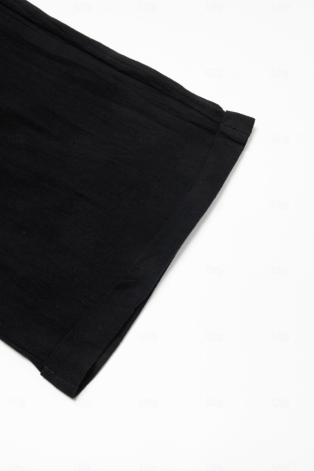Men's Shorts Linen Shorts Summer Shorts Pleated Shorts Pocket Pleats Straight Leg Plain Comfort Breathable Short Casual Daily Holiday Fashion Designer Black White