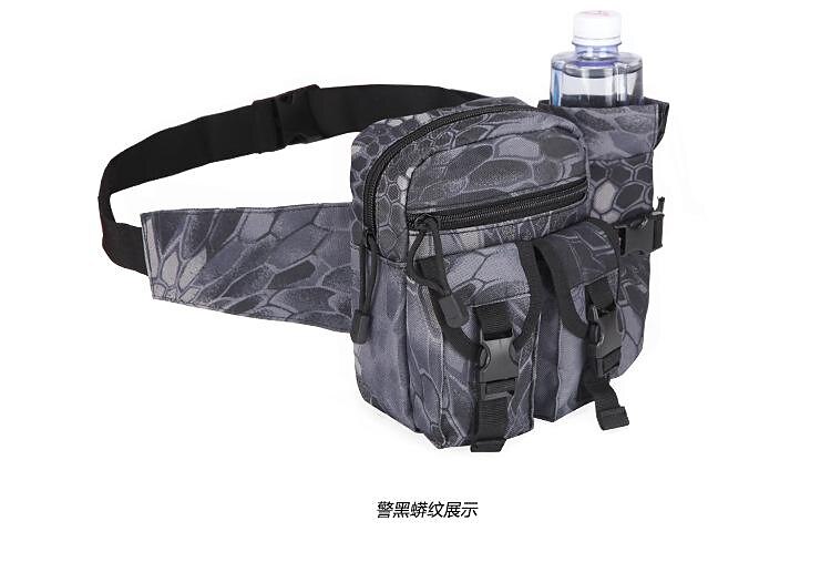 Men's Fanny Pack Chest Bag Belt Bag Nylon Outdoor Daily Buckle Zipper Print Adjustable Durable Anti-Shock Solid Color Color Block Plain CP Color Jungle camouflage ArmyGreen Crossbody Bag
