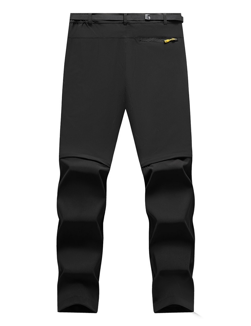 Men's Trousers Tactical Pants Casual Pants Hiking Pants Outdoor Pants Pocket Convertible Solid Color Waterproof Quick Dry Daily Outdoor Holiday Streetwear Stylish Khaki Black Inelastic