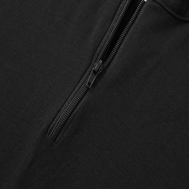 Men's Zip Half Shirt Tee Top Long Sleeve Shirt Color Block Henley Street Vacation Long Sleeve Quarter Zip Clothing Apparel Fashion Designer Basic