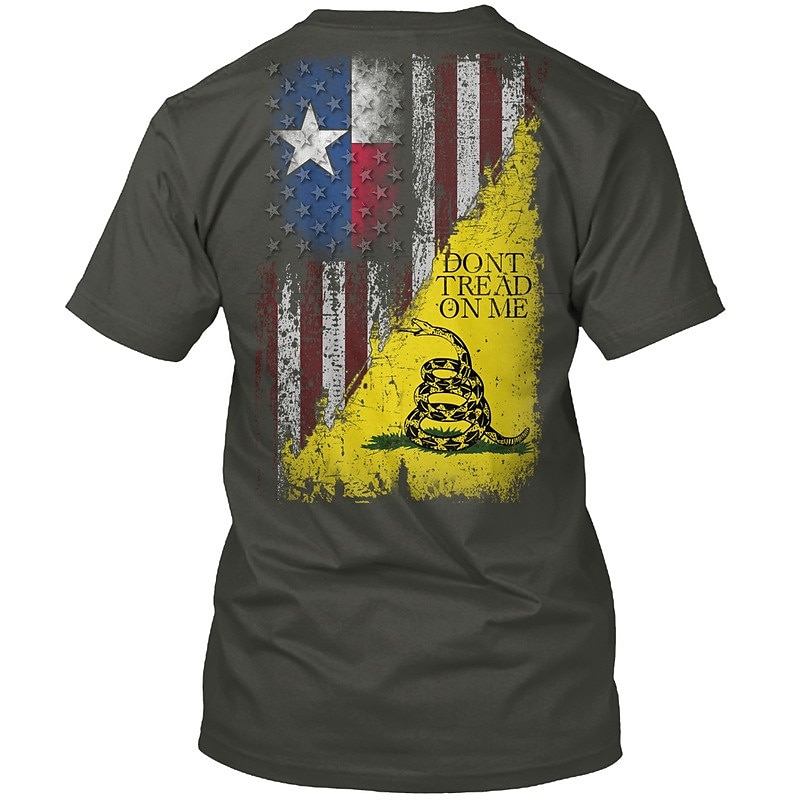 Gadsden Flag Dont Tread On Me T-Shirt Graphic Tee