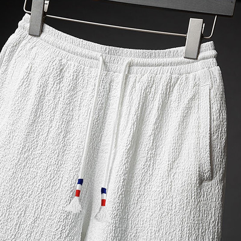 Men's 2 Piece Shirt Set Summer Set Casual Shirt Black White Gray Long Sleeve Plain Standing Collar Daily Vacation Front Pocket Clothing Apparel Fashion Casual Comfortable