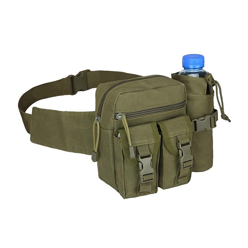 Men's Fanny Pack Chest Bag Belt Bag Nylon Outdoor Daily Buckle Zipper Print Adjustable Durable Anti-Shock Solid Color Color Block Plain CP Color Jungle camouflage ArmyGreen Crossbody Bag