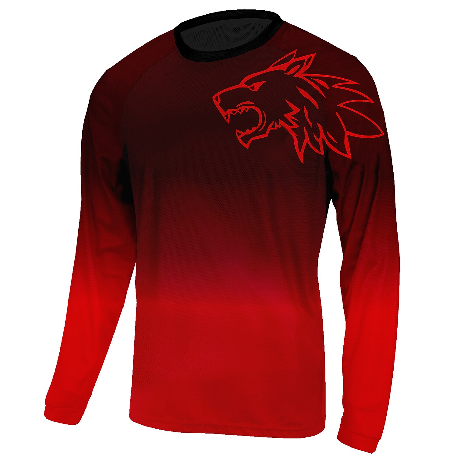 21Grams Men's Downhill Jersey Long Sleeve Bike Top with 3 Rear Pockets Mountain Bike MTB Road Bike Cycling Breathable Moisture Wicking Soft Quick Dry Black Yellow Army Green Wolf Camo / Camouflage