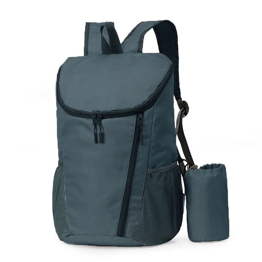 30-40 L Hiking Backpack Lightweight Packable Backpack Daypack Windproof Rain Waterproof Breathable Quick Dry Foldable Outdoor Yoga Hunting Fishing Hiking Nylon Lake blue Black Light Green