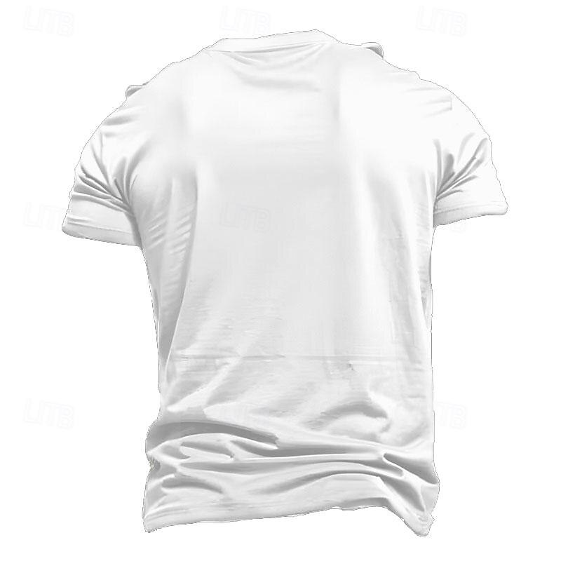 Trump Letter Print Black White Army Green T shirt Tee Men's Graphic 100% Cotton Shirt Classic Casual Shirt Short Sleeve Comfortable Tee Summer Spring Fashion Designer Clothing S M L XL XXL