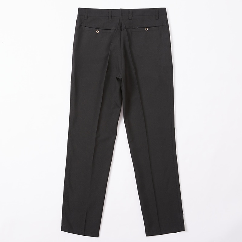 Men's Dress Pants Trousers Slacks Suit Pants Pocket Plain Comfort Breathable Wedding Outdoor Daily Fashion Casual Black Khaki