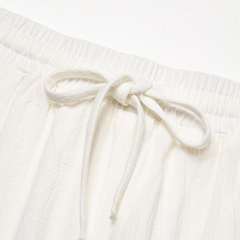 Men's Shorts Summer Shorts Beach Shorts Drawstring Plain Yoga Business Beach Hawaiian Casual Black White