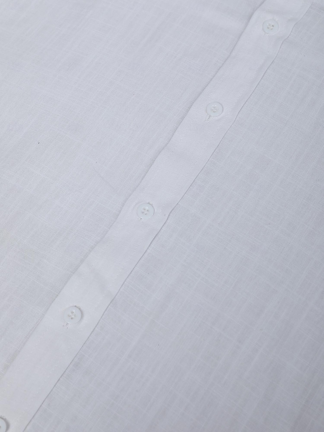 Men's Shirt Linen Shirt Button Up Shirt Summer Shirt Beach Shirt Black White Blue Short Sleeve Plain Band Collar Summer Casual Daily Clothing Apparel