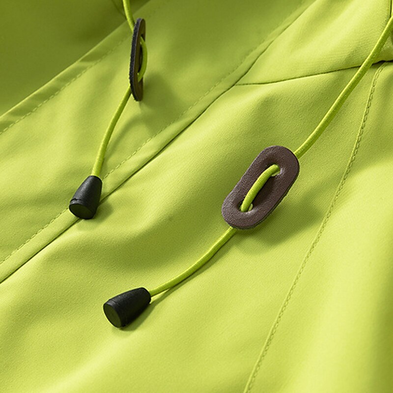 Men's Outdoor Jacket Softshell Jacket Hiking Jacket Outdoor Waterproof Windproof Hiking Outfits Hiking Clothes Spring Autumn / Fall Top Camping / Hiking / Caving Traveling Black Yellow Purple